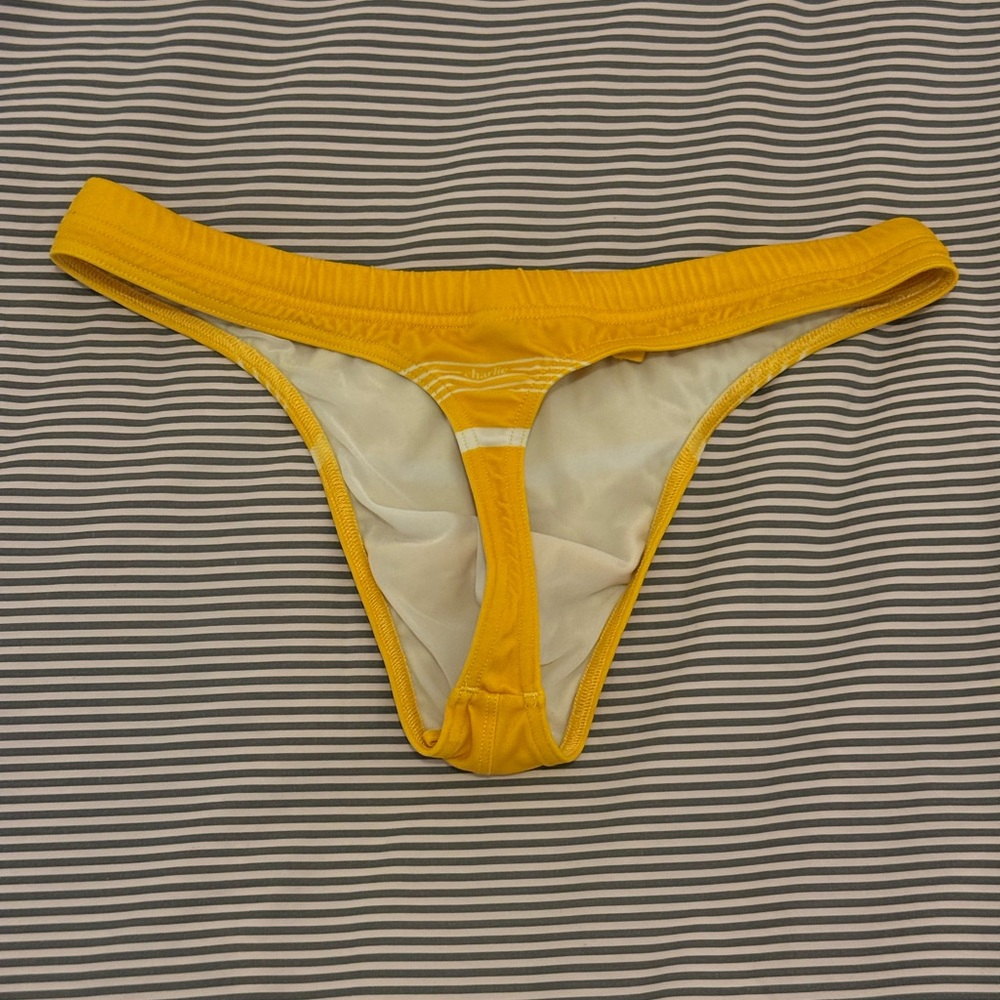 Charlie by MZ Yellow Swim Thong - Picture 2 of 2